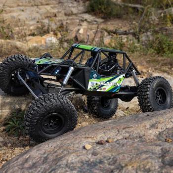 Axial 1/8 AXP8 Gilamon 2.2 4X4 RTR Brushed Trail Buggy RC-Crawler, Green - AXI-1207T1