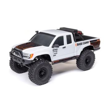 Axial 1/10 SCX10 III Base Camp 4X4 Rock Crawler Brushed RTR, White RC-Offroad Car - AXI-1375T1