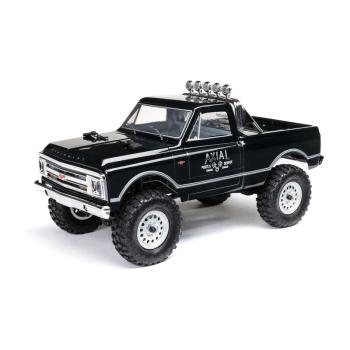 Axial 1/24 SCX24 1967 Chevrolet C10 4WD Brushed Truck Mini RC-Crawler RTR Black - AXI00001V2T4