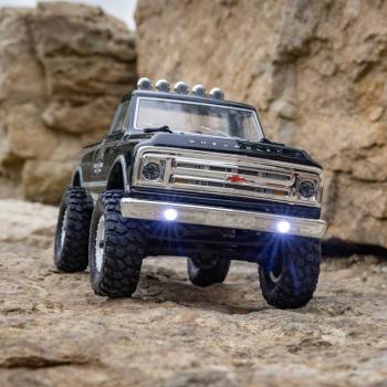 Axial 1/24 SCX24 1967 Chevrolet C10 4WD Brushed Truck Mini RC-Crawler RTR Black - AXI00001V2T4