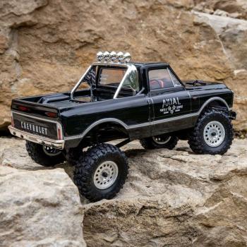 Axial 1/24 SCX24 1967 Chevrolet C10 4WD Brushed Truck Mini RC-Crawler RTR Black - AXI00001V2T4