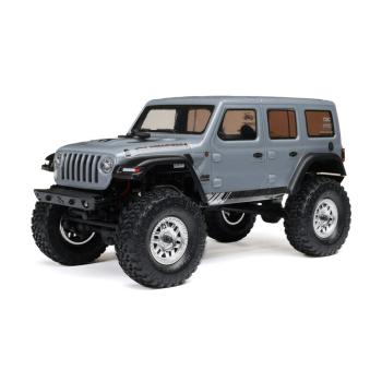 Axial 1/24 SCX24 Jeep Wrangler JLU 4X4 Rock Crawler Brushed Mini RC-Crawler RTR Gray - AXI00002V3T3