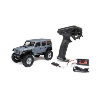 Axial 1/24 SCX24 Jeep Wrangler JLU 4X4 Rock Crawler Brushed Mini RC-Crawler RTR Gray - AXI00002V3T3