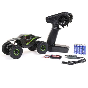 Axial AX24 XC-1, 1/24th 4WS Crawler Brushed RTR, Green - AXI00003T1