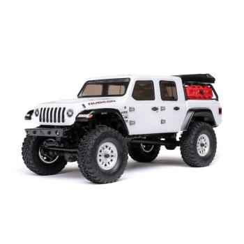 Axial 1/24 SCX24 Jeep JT Gladiator 4WD Rock Crawler Brushed RTR Offroad RC-Car White - AXI00005V2T4