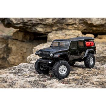 Axial 1/24 SCX24 Jeep JT Gladiator 4WD Rock Crawler Brushed Mini RC-Offroad Car RTR Black - AXI00005V2T5