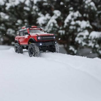 Axial 1/24 SCX24 2021 Ford Bronco 4WD Truck RTR, Red - AXI00006T1