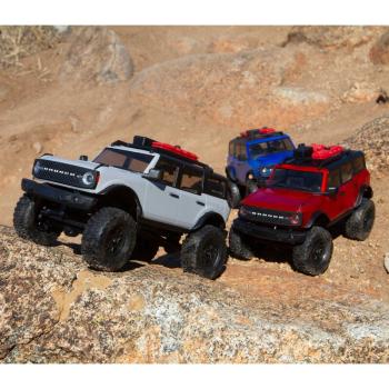 Axial 1/24 SCX24 2021 Ford Bronco 4WD Truck RTR, Grey - AXI00006T2