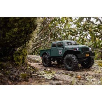 Axial 1/24 SCX24 Dodge Power Wagon 4X4 Rock Crawler Brushed Offroad RC-Car RTR Green - AXI00007T2