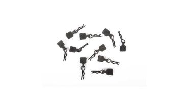 Axial 3mm Body Clip w/Tab, Black (10pc) - AXI206000