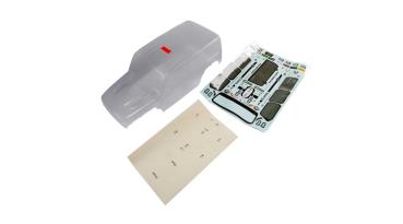 Axial Jeep JL 4dr Wrangler Body (Clear) - AXI230015