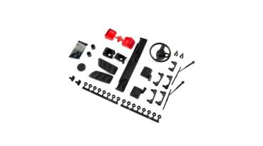 Axial Exterior Body Detail Parts Jeep JLU: SCX10III - AXI230022