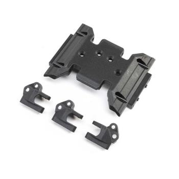 Axial Skid Plate & Upper Link Mounts: SCX10 III BC - AXI231047