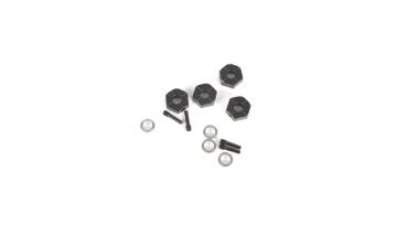 Axial 12mm Hex, Screw Shaft & Spacer (4): UTB - AXI232018