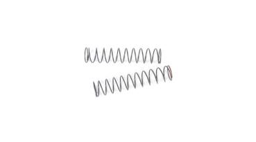 Axial Spring 13x70mm 1.28 lbs/in Red Soft (2) - AXI233006