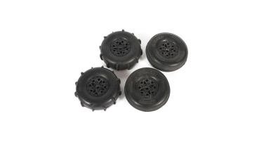 Axial ST28 Razor FR / Paddle RR Tire Set : Yeti Jr. - AXI41000