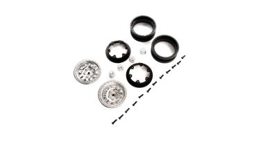 Axial 1.9 KMC Machete Beadlock Wheels, Satin (2) - AXI43009