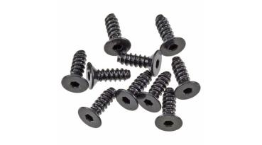 Axial AXA0413 Hex Sckt Tapping Flat Hd M2.6x8mm Blk(10) - AXIC0008