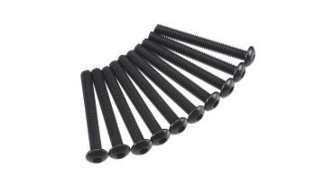 Axial AXA120 Hex Socket Button Head M3x25mm Black (10) - AXIC0012