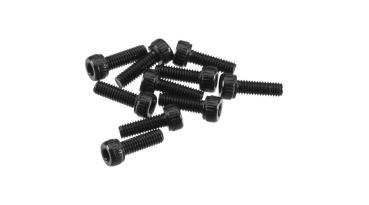 Axial AXA0023 Cap Head 2.6x8mm Black (10) - AXIC0023