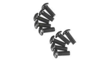 Axial AXA114 Hex Sckt ButtonHead M3x8mm Black Oxide (10) - AXIC0114