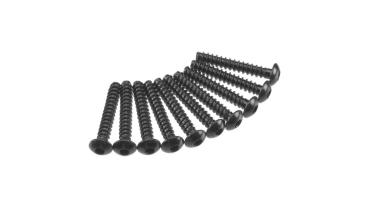 Axial AXA438 Hex Tap Button Head M3x18mm Black (10) - AXIC0124