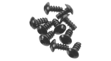 Axial Hex Socket Button Head M3x6mm Black (10) - AXIC0433