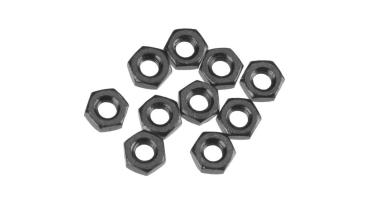 Axial AXA1040 Thin Hex Nut M3 Black (10) - AXIC1040