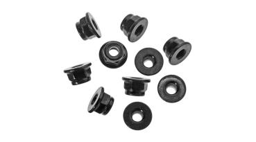 Axial Nylon Locknut M4 Black (10) - AXIC1045