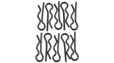 Axial AXA1059 Body Clip 6mm Black (10) - AXIC1059