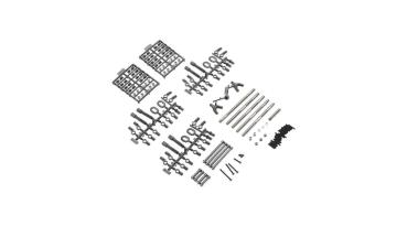 Axial AX31142 TR Links WB Set 12 (305mm) SCX10 - AXIC1142