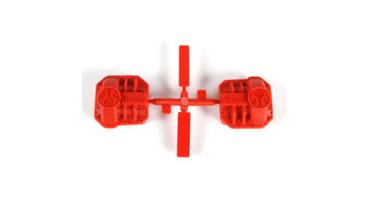 Axial AX31589 Diff Cover Red AR44 - AXIC1589