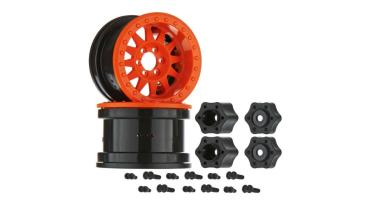 Axial AX31364 2.2 Method Beadlock Wheel IFD Orange (2) - AXIC8078
