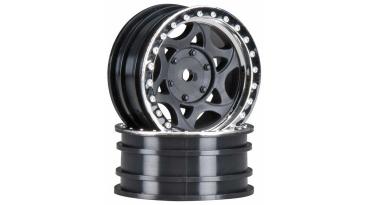 Axial AX08140 1.9 Walker Evans Street Whl Chr/Blk (2) - AXIC8140