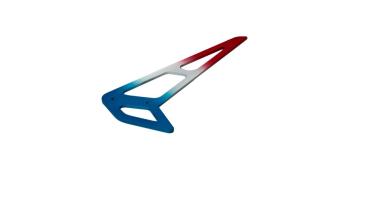 Blade Painted Vertical Tail Fin: Fusion 360 - BLH5216