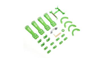 Blade Plastic Kit, Green: Vortex 230 - BLH9270
