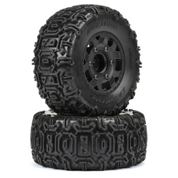 Duratrax 1/10 Warthog F/R 2.2/3.0 SC Tires MTD 12 & 14mm Black Ripper (2) - DTX564610