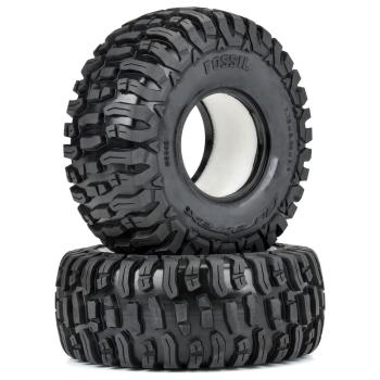 Duratrax 1/6 Fossil Front/Rear 2.9 Crawler Tires (2): SCX6 - DTX5648