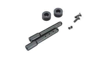 Duratrax Nylon Body Post Black 2" (2) - DTXC2612