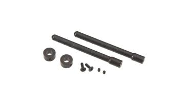 Duratrax Nylon Body Post Black 3" (2) - DTXC2613