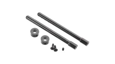 Duratrax Nylon Body Post Black 3.5" (2) - DTXC2617