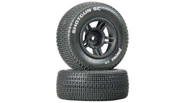 Duratrax 1/10 Shotgun SC Tire C2 Mounted Front Slash (2) - DTXC3686