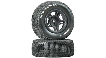 Duratrax Shotgun SC Tire C2 Mounted Rear Slash (2) - DTXC3687