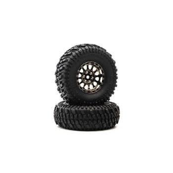 Duratrax Class 1 Deep Woods CR C3 Mntd 1.9  Blk/Chr (2) - DTXC4069