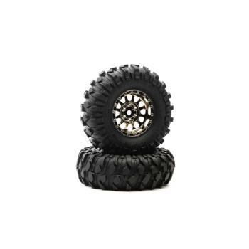 Duratrax Class 1 Showdown CR C3 Mntd 1.9  Blk/Chr (2) - DTXC4075