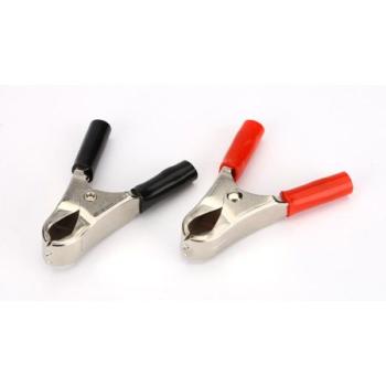 Dynamite Krokodilklemmen m. 4 mm Rundstecker (2 Stk) - DYN5016