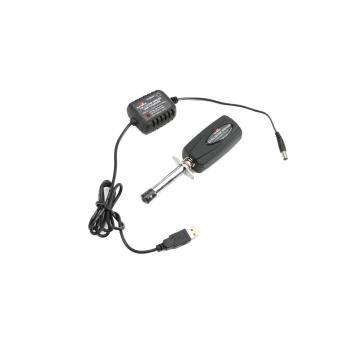 Dynamite Lipo Gl�hkerzenstecker mit Akku und USB Ladeger�t - DYNE0201