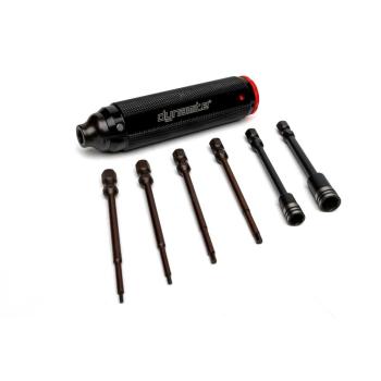 Dynamite 7 in 1 1/4" Drive Tool Set w/Handle - DYNT1229