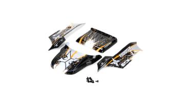 ECX Karosserie, schwarz/orange: Roost 1/18 4WD - ECX210006