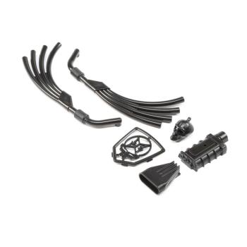 ECX Motor Exhaust and Grill Parts Black: Doomsday - ECX220005